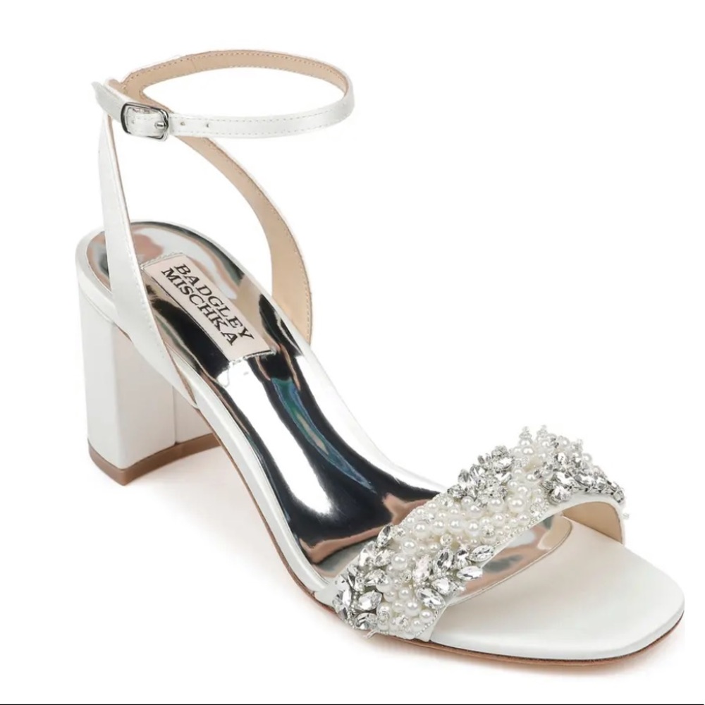 Badgley Mischka Clara Embellished Heels